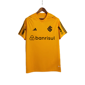 Camisa Internacional 23/24 Treino - Laranja - Todos os Patrocínios - Versão Torcedor