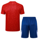 Conjunto Paris Saint-Germain Treino Camisa manga curta + short 24/25 - Masculino Jordan - Vermelho