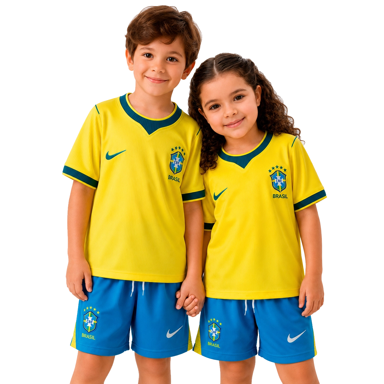 Conjunto Infantil Brasil 2026 I Home - Versão Torcedor
