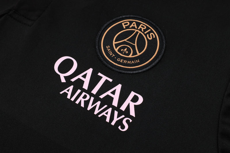 Conjunto Paris Saint-Germain Treino 24/25 - Masculino Jordan - Preto