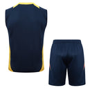 Conjunto Real Madrid Treino Camisa Regata + short 24/25 - Masculino adidas - azul royal