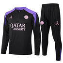 Conjunto Paris Saint-Germain Treino 24/25 - Masculino Jordan - Preto
