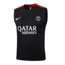 Conjunto Paris Saint-Germain Treino Camisa Regata + short 24/25 - Masculino Nike - Preto