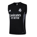 Conjunto Real Madrid Treino Camisa Regata + short 25/26 - Masculino adidas - Preto
