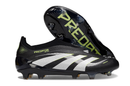 Chuteira de Campo Adidas Predator Elite LL sem cadarço FG - Preto e Verde