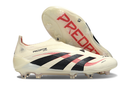 Chuteira de Campo Adidas Predator Elite LL sem cadarço FG - Bege