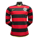 Camisa Flamengo Manga longa Retrô 2009 Nike - Vermelha e Preta