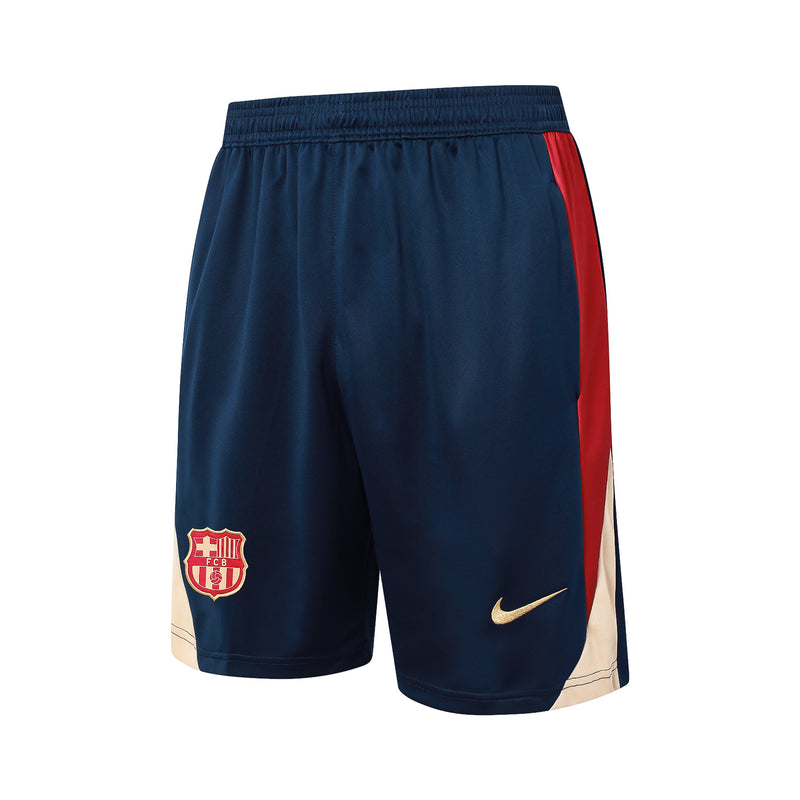 Conjunto Barcelona Treino Camisa manga curta + short 24/25 - Masculino Nike - vermelha e azul