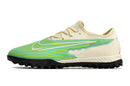 Chuteira de Campo Nike React Phantom GX Pro TF - Verde/bege