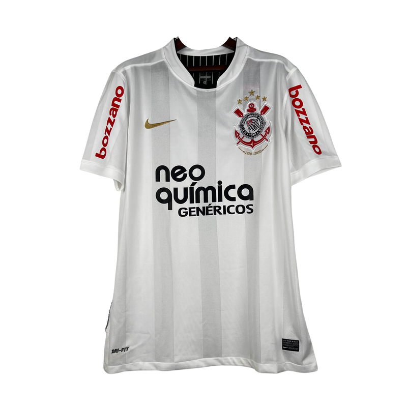 Camisa Corinthians Retro 2010 - Torcedor Nike Masculina - Branca