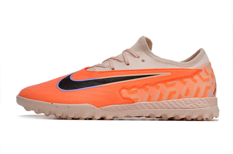 Chuteira de Campo Nike React Phantom GX Pro TF - Laranja