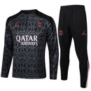 Conjunto Paris Saint-Germain Treino 24/25 - Masculino Jordan - Preto