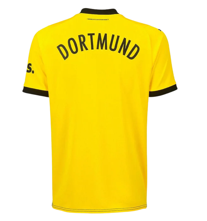 Camisa Borussia Dortmund 23/24 - Torcedor Puma Masculina - Amarela com detalhes em preto