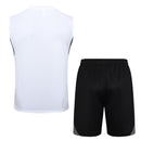 Conjunto Real Madrid Treino Camisa Regata + short 24/25 - Masculino adidas - Branco