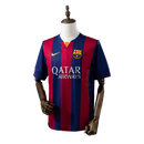 Camisa Barcelona Retrô 2014/2015 - Nike - Azul e Grená