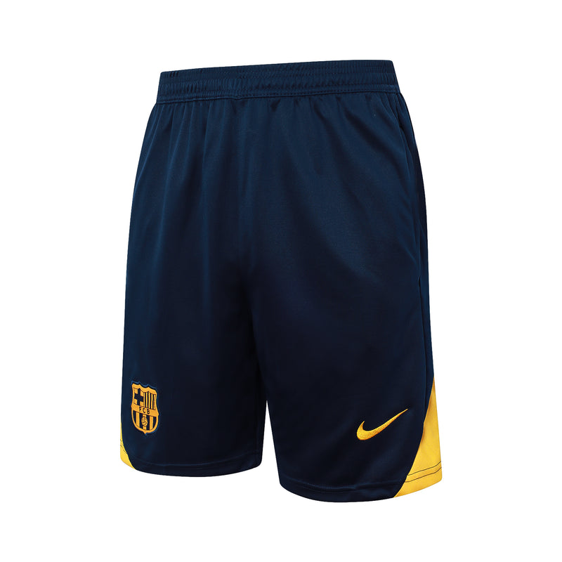 Conjunto Barcelona Treino Camisa manga curta + short 24/25 - Masculino Nike - amarelo