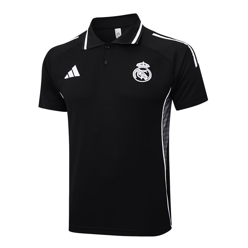Conjunto Real Madrid Treino 25/26 - Masculino adidas - Preto