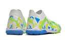 Chuteiras de futebol Puma Future X Powercat Tokyo Match TF - Branco/Verde/Azul