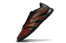 Chuteira de Futsal Adidas Predator Elite IC - Preto com detalhes laranjado