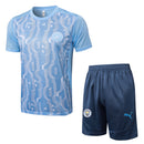 Conjunto Manchester City Treino Camisa manga curta + short 24/25 - Masculino Nike - Azul (cópia)