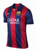 Camisa Barcelona Retrô 2014/2015 - Nike - Azul e Grená