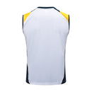 Conjunto Real Madrid Treino Camisa Regata + short 24/25 - Masculino adidas - Branco Com azul