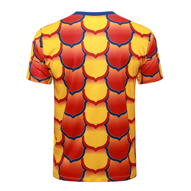 Conjunto Barcelona Treino Camisa manga curta + short 24/25 - Masculino Nike - amarelo