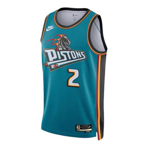 Camisa NBA Cade Cunningham - Detroit Pistons - 2023 Azul Petróleo - Edição Clássica