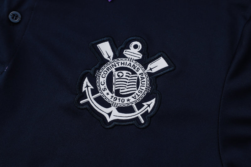 Conjunto Corinthians Polo 24/25 - Masculino Nike - Roxo