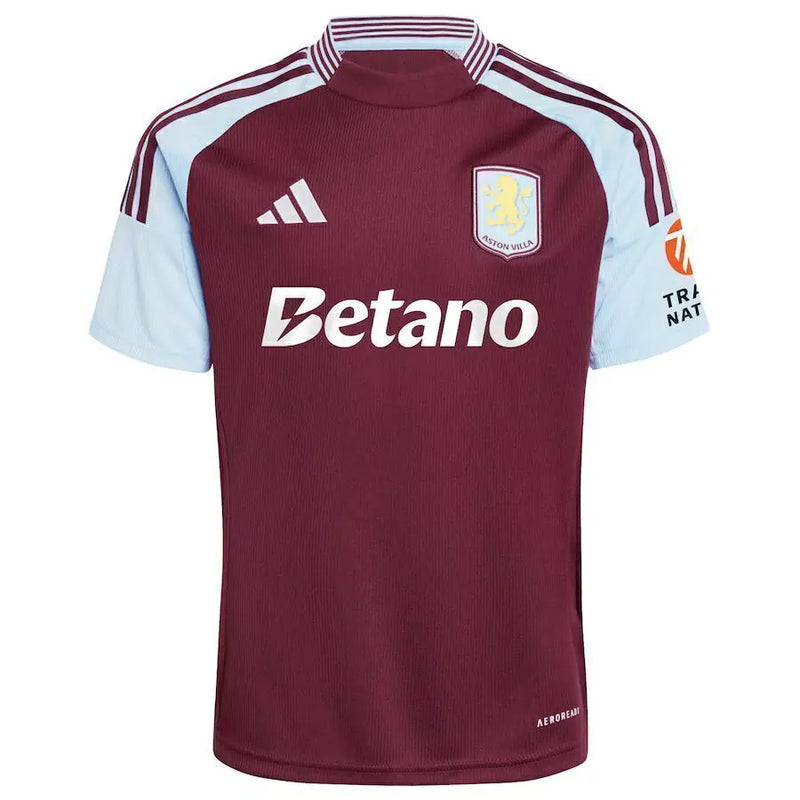 Camisa Aston Villa I 24/25 Torcedor Castore Masculina - Bordô