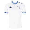 Camisa Cruzeiro II 24/25 - Torcedor Adidas Masculina - Branca com detalhes em azul
