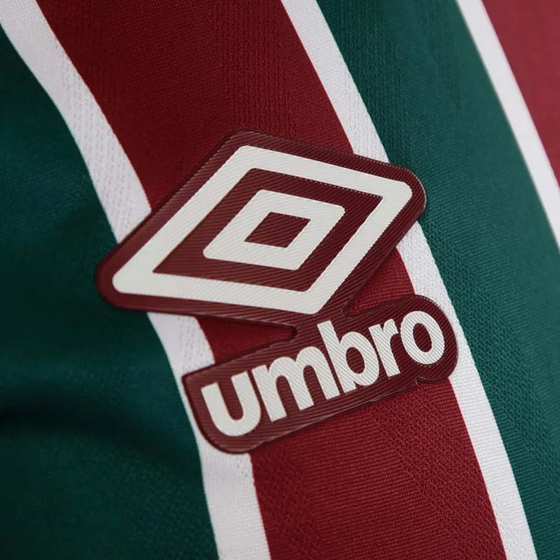 Camisa Fluminense I 25/26 - Torcedor umbro Masculina - Verde e vinho