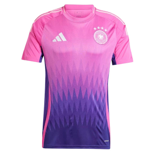 Camisa Seleção da Alemanha II 24/25 - Torcedor Adidas Masculina - Rosa com detalhes em roxo