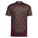 Camisa Seleção do México I 24/25 - Torcedor Adidas Masculina - Vinho com detalhes em vermelho e verde