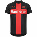 Camisa Bayern Leverkusen I 24/25 - Torcedor Castore Masculina - Preta com detalhes em vermelho
