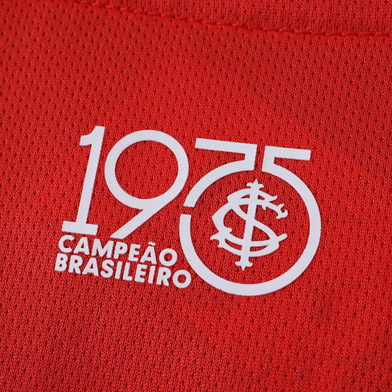 Camisa Internacional Casa Manga Longa 25/26 Torcedor Adidas Masculina - Vermelho