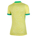 Brazilian National Team Home Shirt 24/25 - Nike Women's Fan Shirt - Yellow with green details