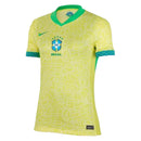 Brazilian National Team Home Shirt 24/25 - Nike Women's Fan Shirt - Yellow with green details