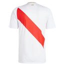 Camisa Seleção Peru I 23/24 - Torcedor Adidas Masculina - Branca com detalhes em vermelho