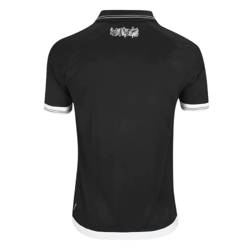 Camisa Vasco da Gama I 25/26 - Torcedor Kappa Masculina - Preta