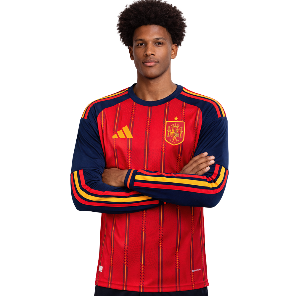 Camisa Espanha 2026 I Home - Manga Longa