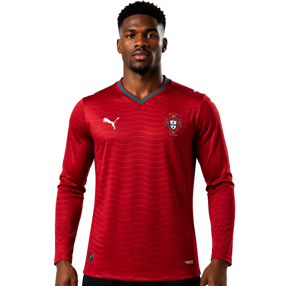 Camisa Portugal 2026 I Titular - Manga Longa