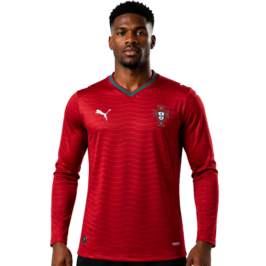 Camiseta de Portugal 2026 I Local - Manga Larga