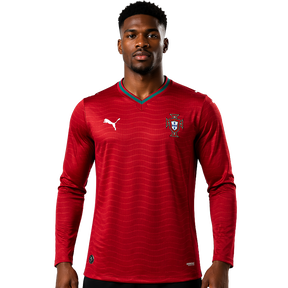 Camisa Portugal 2026 I Home - Manga Longa