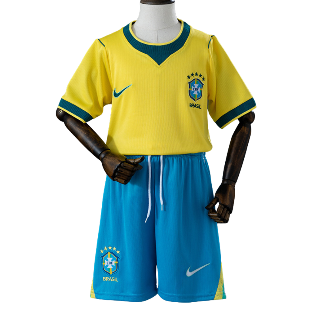 Conjunto Infantil Brasil 2026 I Home - Versão Torcedor