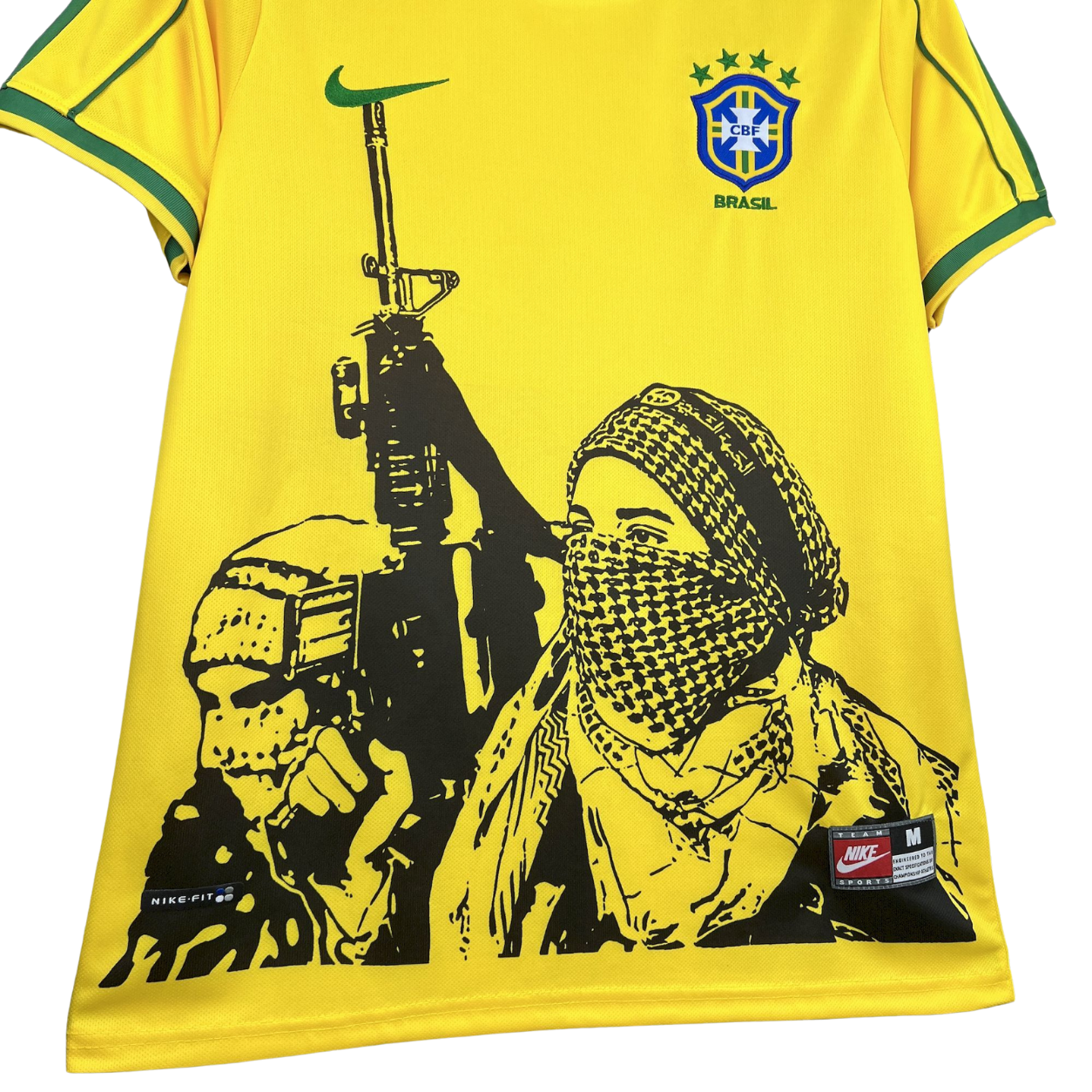 Camisa Brasil 1998 I Home - Versão Retrô - Silk-Screen