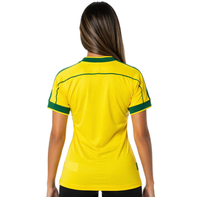 Camisa Brasil 1998 I Home - Retrô - Feminina