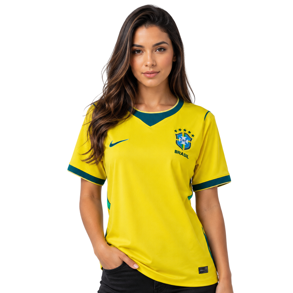 Camisa Brasil 2026 I Home - Feminina