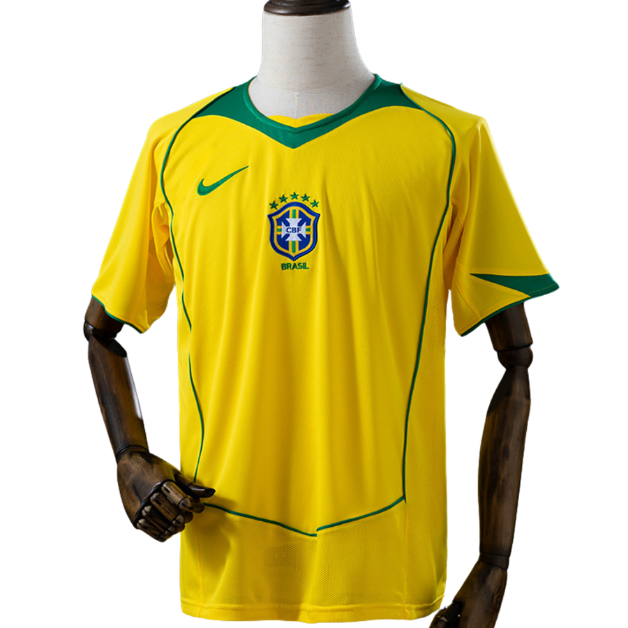 Camisa Brasil 2004 I Home - Versão Retrô