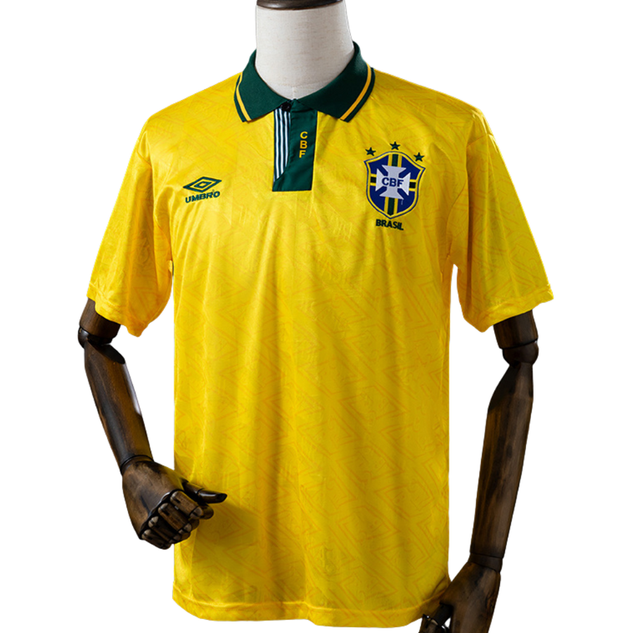 Camisa Brasil 91/93 I Home - Versão Retrô